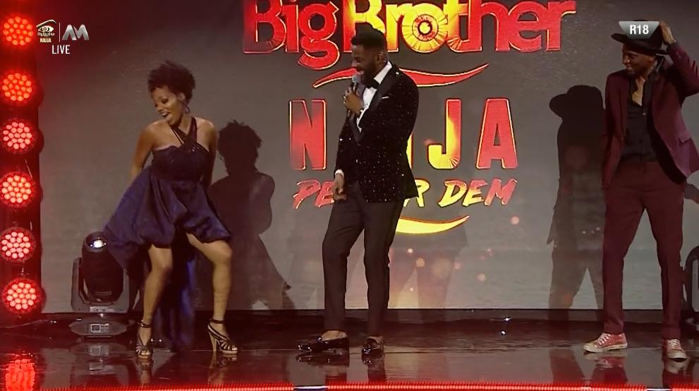 As BBNaija 2019 host “Ebuka” presents Khafi on stage as one of the 2019 reality TV show housemates, she made it clear that she’s a police officer in london