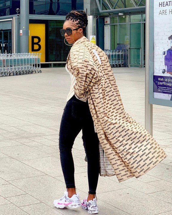 Check Out Tiwa Savage’s Outfit As She Steps Out In Style