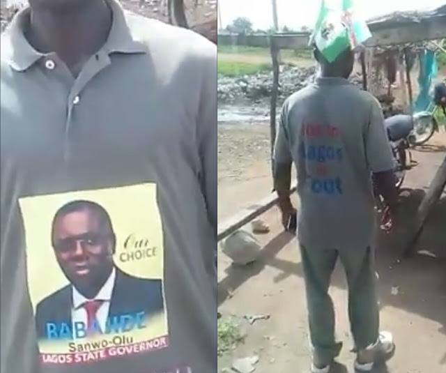 A man started Trekking from Jos to Lagos to show the new Governor of Lagos State love. He has reached Abuja and he vows to accomplish his goal to get to lagos on foot.