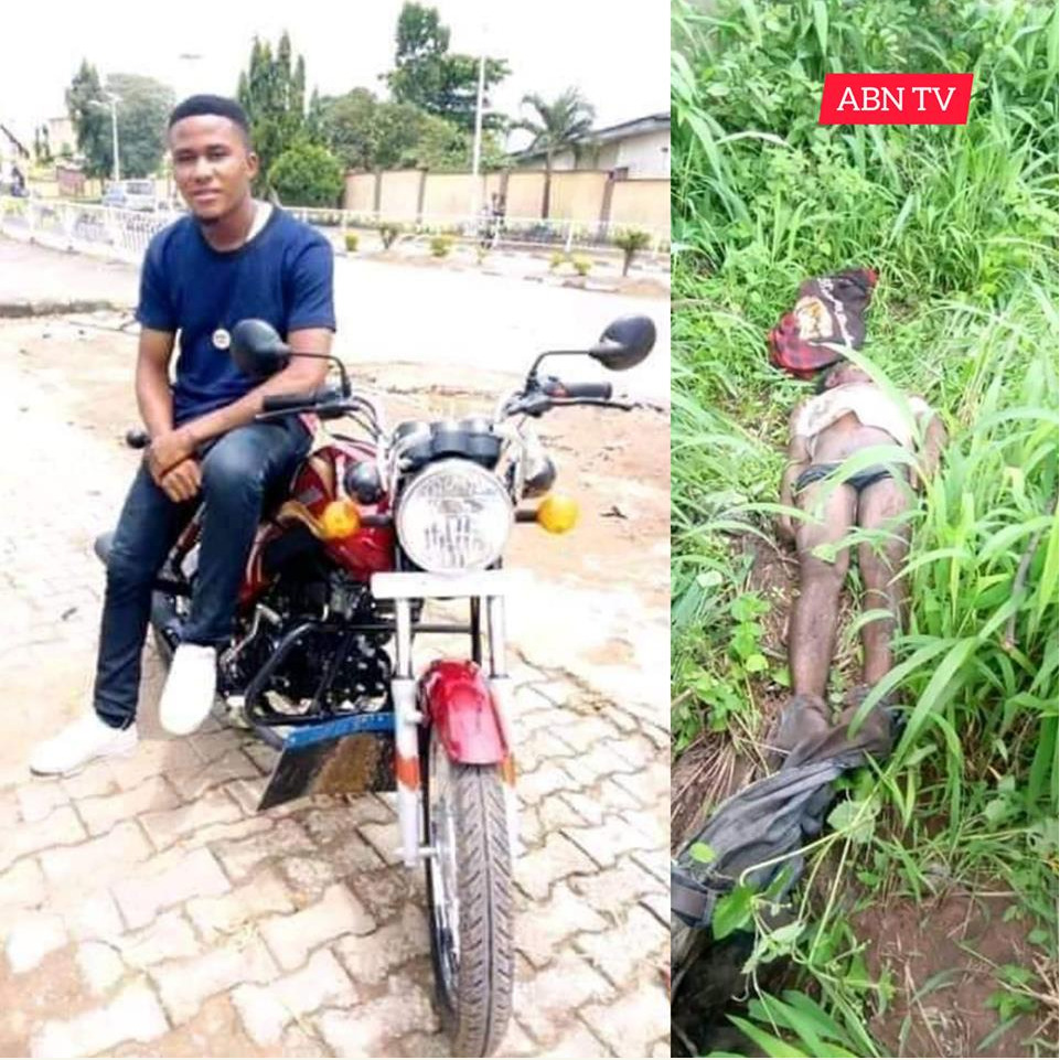 Unspecified number of gunmen have killed a fresh graduate of Michael Okpara University of Agriculture Umudike Abia State, Innocent Tochukwu Uche in an attempt to dispossess him of his motorcycle. In an interaction with ABN TV, Bishop Ezege Ojikechristian who said he is a neighbour and church member of the deceased stated that Mr. Uche who uses his motorcycle for commercial purposes had picked the gunmen unsuspectedly from the back of stadium in MOUAU. They were said to have launched attack on him at a lonely place to rob him of his bike. Ojikechristian stated that investigation revealed that the 2018 graduate of Agronomy resisted the gunmen, which may have caused them to stab and later shot him in the head and dumped his body in the forest.