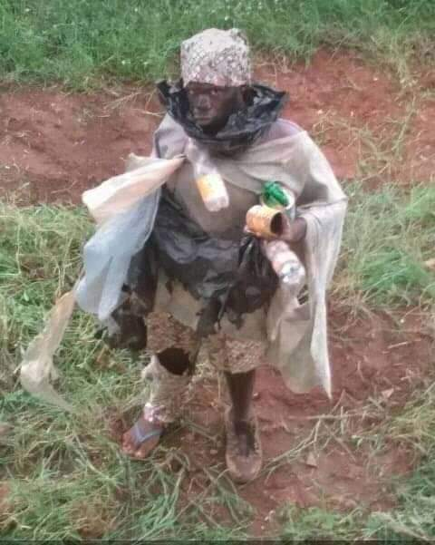 According to a facebook users who shared a picture of a student of Nwafor Orizu College of Education, Nsugbe (NOCEN) Anambra state,posing and looking like a regular mad during the institution’s rag day celebration has got many talking how extreme the student has gone.