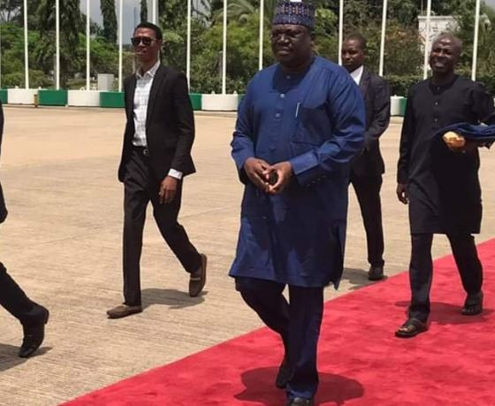 Nigerian senate president, Ahmad Lawan is currently in Egypt to support Super Eagles as they take on Algeria in an epic AFCON semi-final match tonight. Confirming his trip to Egypt, Lawan tweeted, ‘earlier today, I departed Nigeria for Egypt as the leader of the Fed. Govt. delegation for the #TOTALAFCON2019 semi-final match between Nigeria and Algeria. I’ll be physically present at the Cairo International Stadium to cheer the SuperEagles to victory’.