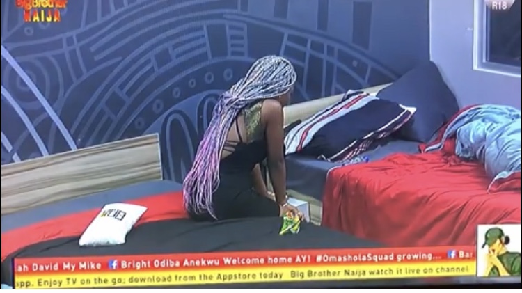 BBNaija: Esther Bursts Into Tears After Nelson Got Evicted