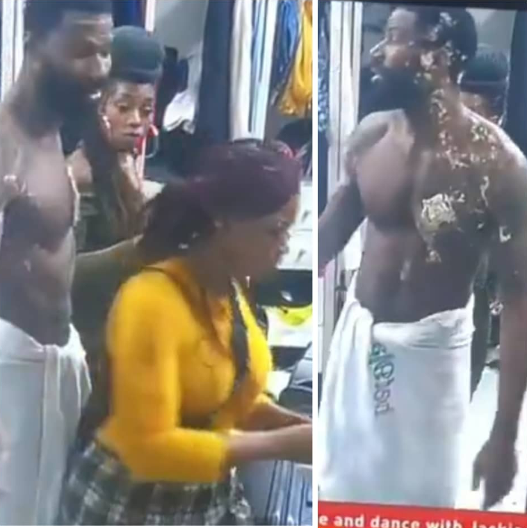 Uti Nwachukwu, Lilian Afegbai and Juliet Ibrahim have reacted to the video of BBNaija housemate, Tacha, hurling insults and pushing her fellow housemate, Mike. Tacha was crossed with Mike and other male housemates for getting drunk at the house party last night.