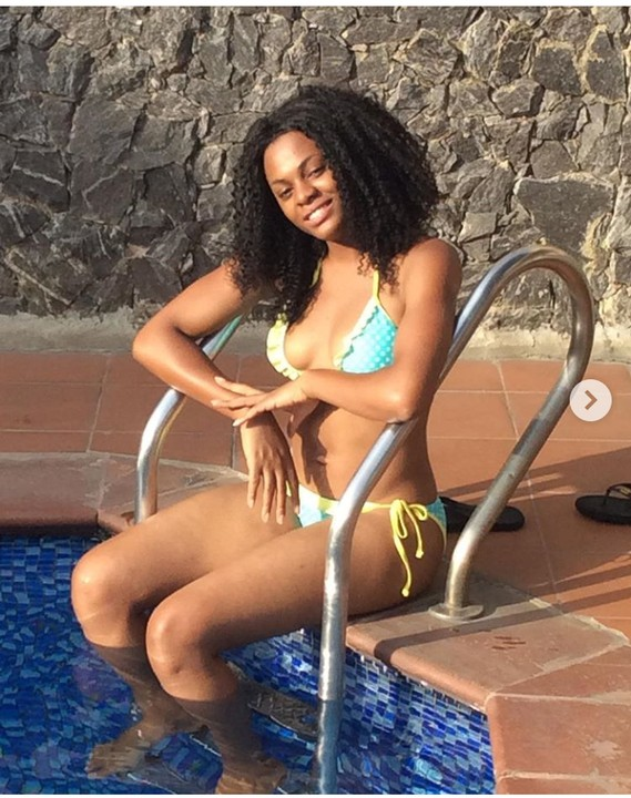 BBNaija housemate, Jackye shares cute bikini pictures before entering the house.