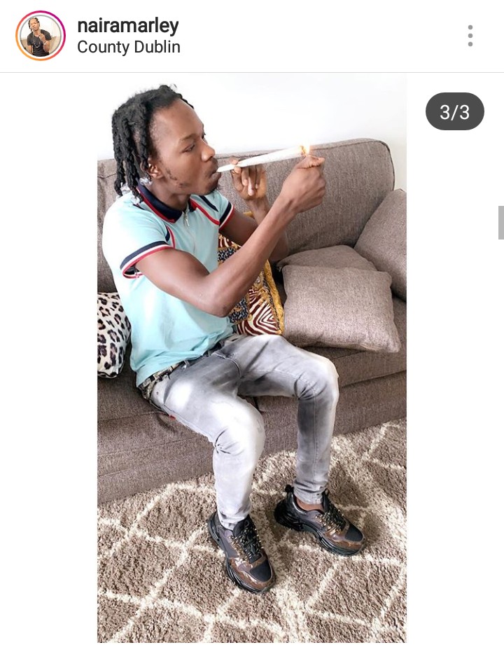  Naira Marley Wraps & Smoke Almighty Weed (igbo) – See Zlatan Comment   Naira Marley Posted two Photos on Instagram, one is when he is wrapping the weed (igbo) and the other one is when he is smoking.  See photos below…