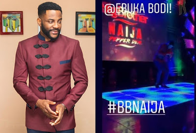 BBNaija host, Ebuka was seen dancing zanku and gbe body as he go hailed and cheered by fans. Ebuka was looking all dapper as he dressed for the BBN Sunday live eviction show.