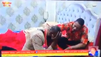 BBNaija housemate, Omashola, broke down in tears last night as he recounted how he lost his ex-girlfriend because of his bad behaviour.  Omashola openned up while he was settling his scores with fellow housemate, Frodd, who he had a spat with because of Venita some few days ago.