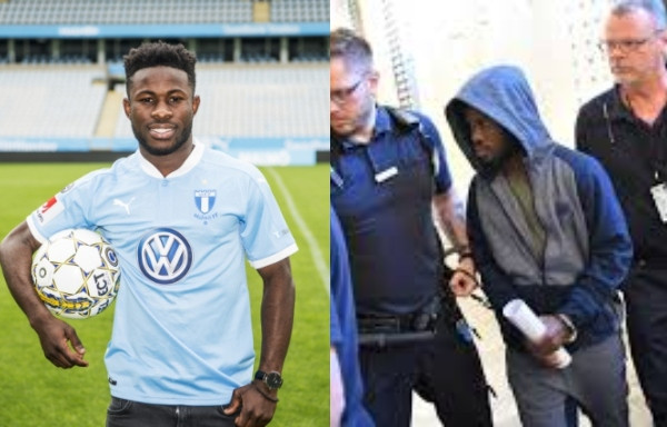 Kingsley Sarfo, the 24-year-old Ghanaian footballer jailed for two years and eight months in Sweden after being found guilty of two child rape charges in 2018, was released earlier this week on the ground of good conduct. Sarfo who pleaded not guilty to the allegation and also stated that he didn’t know the girl was underaged, was also accused of being involved in several sexual activities with under-aged girls since joining Malmo FF. The Malmo FF player jailed over the incident which occurred in September 2016 and June 2017, has however been deported to his home country after being released from Swedish Prison. The midfielder became the second Ghanaian player to be jailed in the European country after Kwame Bonsu. He is now planning to restart his career with one of the local teams.