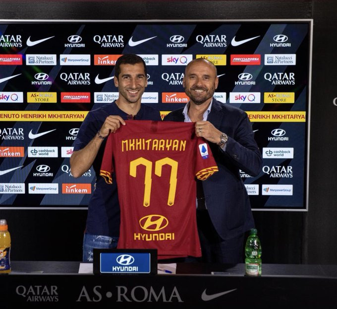 Arsenal midfielder Henrikh Mkhitaryan has joined Roma a 12-month loan deal. Mkhitaryan arrived in Rome on Monday morning (September 2) to finalise the deal and underwent a medical with the Serie A side. He will wear No.77 shirt for the Italian club. 