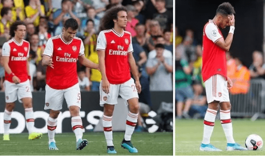 The 30-year-old striker enjoyed a superb opening half after Sead Kolasinac set up last season joint Premier League top scorer for the opener while Ainsley Mainland-Niles’s cross was tapped in by Gabon international for his fifth goal in five games this season.