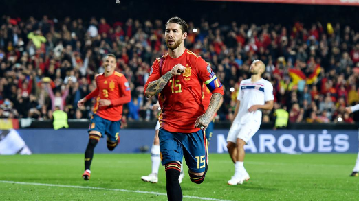 Sergio Ramos equaled Iker Casillas’ record as the most capped player in the history of Spain after making his 167 appearances for the La Furia Roja against the Faroe Islands on Sunday evening. The Spain and Real Madrid captain is aiming higher despite on level with his former teammate.”Records are there to be broken,” he said afterward.”I hope that this momentum, enthusiasm, and ambition always accompanies me and that I reach 200 games, which is the objective.”You have to make it difficult.” Casillas himself tweeted his compliments to Ramos on Sunday evening, which was moving for the defender.”I had the opportunity to debut young and I’ve had the confidence of Spain coaches over the years,” he explained.”I’m flattered by Iker’s praise.”I still have to overcome [his number] and I hope I can play for this country for many more years.”