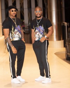 Alexx Ekubo And IK Ogbonna Rocked Matching Outfit To The Headies 2019 Shared with Caption .. Because 2 Heads are better than 1 .