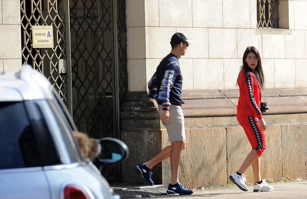 Ronaldo Spotted Leaving The Church With Girlfriend, Georgina, Check Out Their Outfits Cristiano Ronaldo and his girlfriend Georgina Rodriguez both went to church before top-of-the-table-clash between Juventus and Inter Milan.