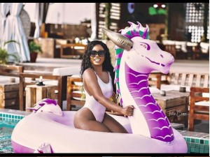 Big Brother Naija star, Cee-C, who clocked 27 yesterday took to Instagram to share these sexy photos of herself posing at the pool while clad in a white swimsuit…