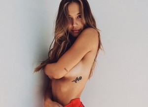 Alexis Ren Topless And Thong Bikini – Instagram