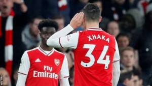 Arsenal will offer counselling to captain Granit Xhaka after his angry confrontation with home fans during Sunday’s 2-2 draw with Crystal Palace. The Swiss midfielder was booed while he walked off the pitch, prompting him to cup his ear, walk past boss Unai Emery and storm down the tunnel. Emery said: “He is upset, devastated and very sad. “It is not only yesterday and today. He is feeling the supporters don’t like him.” The Gunners manager said he did not want to speak about whether Xhaka may lose the captaincy. “His behaviour was perfect in training [on Tuesday], with the group and with the club. He knows he was wrong. He feels it inside very deeply,” said Emery. Emery said Xhaka should apologise to fans, but added: “I don’t need his apology. Because I know he is devastated, we can speak about all the situation but first it’s him. “He is now very down and we need to support him. “My ideal future is to watch again Xhaka playing and every supporter supporting him. I don’t know if I can or will achieve it but this is my ideal. “Also for him it’s the same but also I think we need now to be calm step by step so we can progress.” Source:- BBC