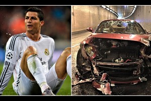 Check Out Footballers Who Have Crashed Their Ferrari Cars (Photos)