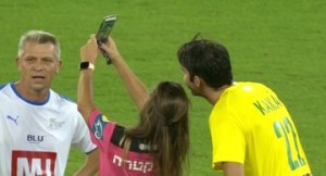 Here is the hilarious moment football legend Brazilian Kaka was shown a yellow card just so the referee could take a selfie with him last night in a charity match, MySportDab reports.  The former AC Milan and Real Madrid maestro pulled on the Selecao shirt once more in a charity match for peace in Israel and was on the scoresheet in a 4-2 victory for Brazil.  Ronaldinho, Roberto Carlos, Rivaldo, Cafu and Bebeto were also among the legends taking part in the friendly fixture but it was Kaka who was the biggest hit – with even the person officiating the game wanting a picture with him.  Incredibly, while the 2007 Ballon d’Or was dribbling in midfield with his side 3-2 up, the female referee blew the whistle and stopped the game for a moment.  Much to Kaka’s confusion, the official then went to her pocket and booked him – before getting her phone out and asking for a selfie with the 37-year old – who was more than happy to oblige.  The Brazil players made it even better by shaking the ref’s hand and creating a nice, fun moment in the charity game.