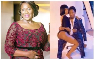  Nollywood veteran actress, Joke Silva has reacted to BBN 2019 Ike and Mercy’s cover photo.  Joke Silva expressed concern that the reality show winner was scantily dressed while her boyfriend was fully covered.  She wrote:  “I really don’t get this….the lady half exposed the man fully clothed….do we get the implication”