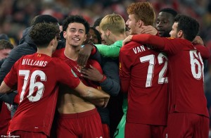 Liverpool performed the ‘mother of all upsets’ as they twice came from behind to level with Arsenal in a thrilling 5-5 draw in the Carabao cup on Wednesday. Both sides, playing with a lot of teenage players bamboozled e
