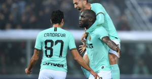 Lukaku scored a brace against Bologna as he notched his eighth and ninth goal of the season as Inter Milan came from behind to record a 2-1 win against Bologna.Ronaldo’