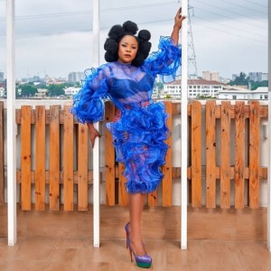 Omawunmi Rocks See-Through Blue Ruffle Dress (Photos) Singer Omawunmi steps out to an event in blue ruffle dress looking astonishingly gorgeous…