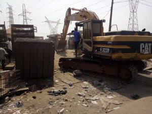 Anambra State government has demolished a brothel in Kara, Ogbaru Local Government Area.