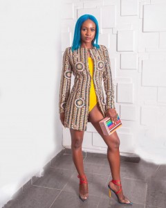     BBNaija housemate, Anto Lecky, caused a stir with her swimwear outfit to a movie premiere.