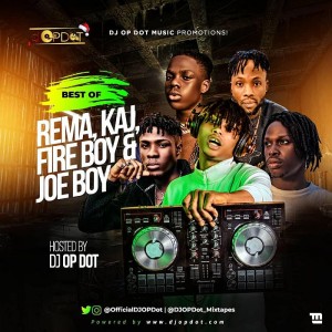 Download Music Mixtape Mp3:- DJ OP Dot – Best Of Rema, Fire Boy & Joeboy Mix