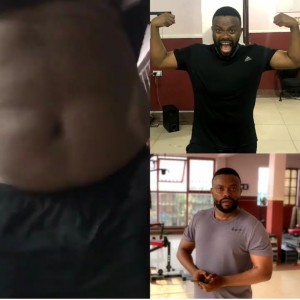 Nollywood actress, Imeh Bishop aka Okon Lagos has finally shared a video to show proof of his weightloss.