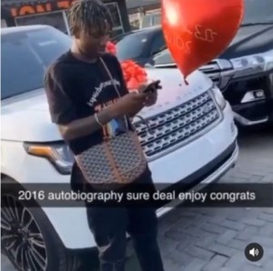 Indigenous rapper, Zlatan Ibile is closing the year with a multi-million naira SUV which he acquired brand new.