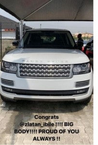 Indigenous rapper, Zlatan Ibile is closing the year with a multi-million naira SUV which he acquired brand new.