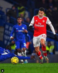 Mikel Arteta saluted Gabriel Martinelli’s courage and enthusiasm following the teenager’s exceptional goal in Arsenal’s eventful 2-2 Premier League draw with Ch