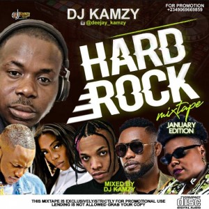 Download Music Mixtape Mp3:- DJ Kamzy – Hard Rock Mixtape (January Edition) DJ Kamzy kick start the year 2020 with a brand new mixtape titled ”Hard Rock Mixtape January Edition”.