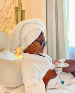 Nigerian actress, Chizzy Alichi and her husband are having the best of time while on honeymoon. Months after getting married to her s
