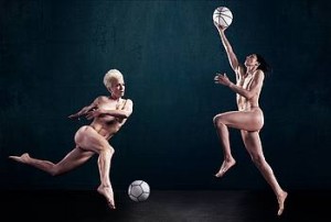 Openly gay couple Sue Bird and Megan Rapinoe recently starred in a very candid photo shoot for ESPN. These charming beauties felt confident enough to take off their clothes and pose in front of the camera completely naked. The girls gently hugged and it looked very moving and sexy. Their juicy butts and beautiful boobies just took your breath away! These hot beauties will definitely be able to spark your imagination!