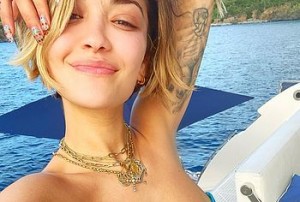 Rita Ora Cameltoe And Pokies In Wet Bathsuit