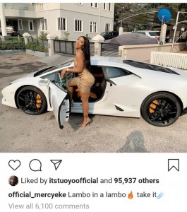 Lambo in a Lambo literally!