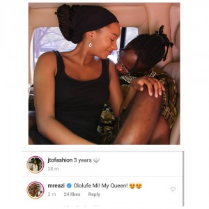 Nigerian singer ‘Mr Eazi’ and Billionaire daughter ‘Temi Otedola’ celebrate three years of dating each other,has they have been seen enjoying life and planning on taking the relationship to the next level.