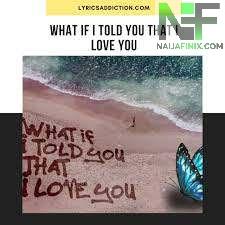 Download Music Mp3:- Ali Gatie - What If I Told You That I Love You