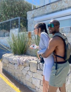 Omashola and fiancee