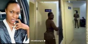 The video, according to her, is aimed at updating her followers on her ‘recovery state’. Relationship blogger, Blessing Okoro has been lambasted on social media after she flaunted an uncl$d video showing her surgically enhanced body. Recall that she had in the past condemned women for undergoing the same liposuction she recently did. In the video, she said she was trying to update people on her surgery. She had undergone Liposuction to make her bum bigger. Sharing series of videos and photos of herself at the hospital as she continues to sell her story to fans, netizens reacted with backlash to one of the clips showing her fully unclad. @Mathew Bddy wrote: You no even get shame again, Tufiakwa.” @Zimar wrote: “All this nudity is uncalled for. This won’t matter in heaven. A lot of young girl’s look.up to you.