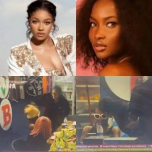 BBNaija 2022:- Big Brother Summons Beauty After She Removed Ilebaye’s Cap And Wig During An Argument About Groovy 