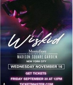 BIGGEST BIRD!! Wizkid To Headline Concert At Madison Square Garden In The US (See Details)