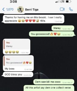 Carter Efe & Berri-Tiga Drag Each Other Over ‘Machala’ Song Ownership (See Full Gist Here)