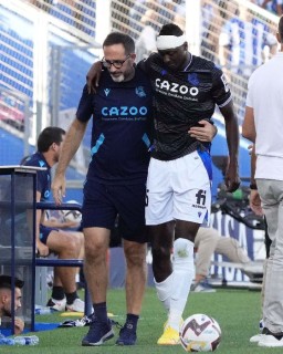 SO SAD!! Real Sociedad And Super Eagles Striker, Umar Sadiq Suffers Season-Ending Injury