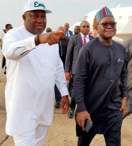 G5 Governors To Meet In Enugu, Governor Ugwanyi Receives Ortom