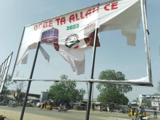Photos: Atiku Billboards Destroyed In The North
