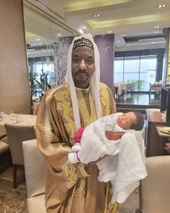 Sanusi Lamido At His Newborn Daughter's Naming Ceremony In Saudi Arabia (Photos)